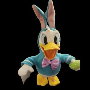 Hallmark Animated Donald Duck EASTER Plush Dont Pull My Ears 1LPR1571 Disney